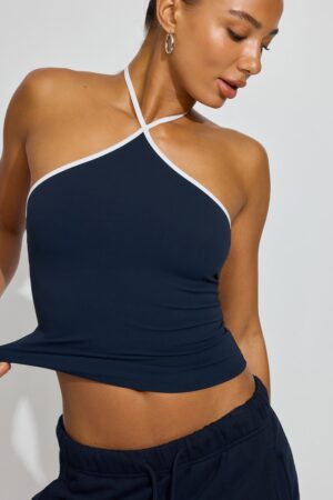 Sleek Y-Neck Cami Top